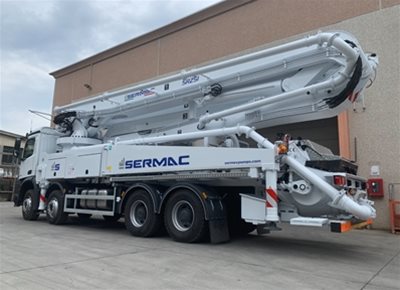 1 off New SERMAC model SIRIO 5RZ51 SCL150AHP Truck Mounted Concrete Pump (2022) 